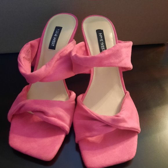 Nine West SEEYA Sandal in PINK, size 7.5 - Picture 2 of 5